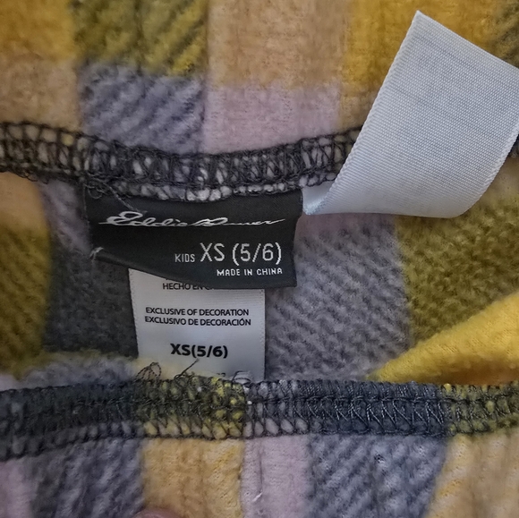 Pink and Plaid Kids Pajamas XS - Picture 4 of 8